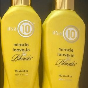 It's a 10 Miracle Leave-In for Blondes - Yellow
